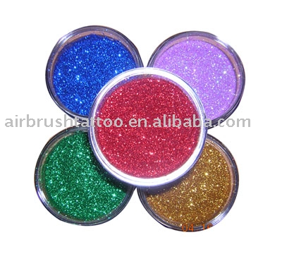 1/256", used for glitter tattoo. 3.How to use it :