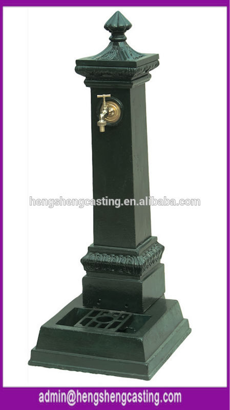 Features: 1) Cast iron fountain with very beautiful detailed 2) Material: cast iron