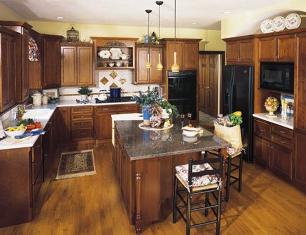 Standard_Solid_Cherry_Wood_Kitchen_Cabinets_Kitchen_Cabinetry_Kitchen 