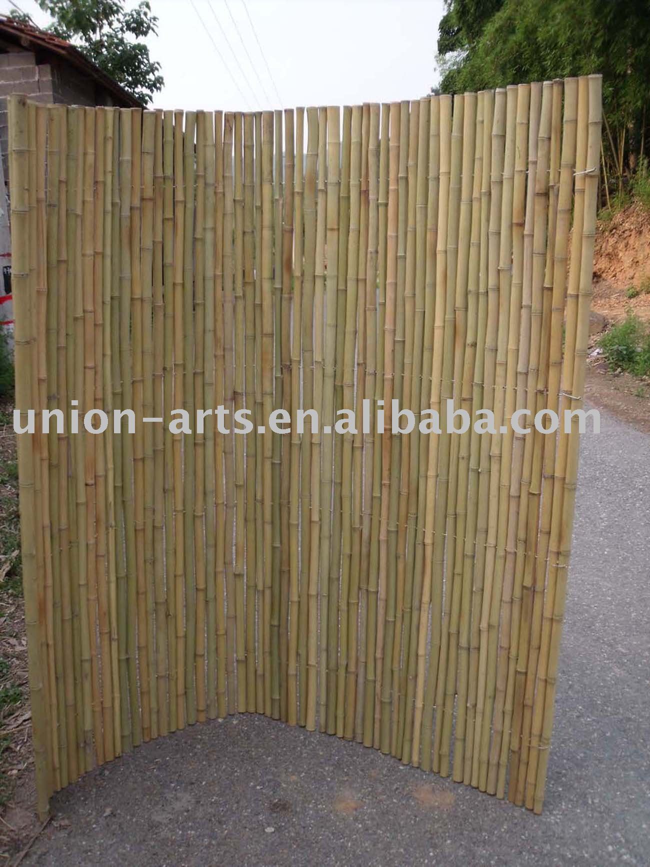 bamboo garden fence