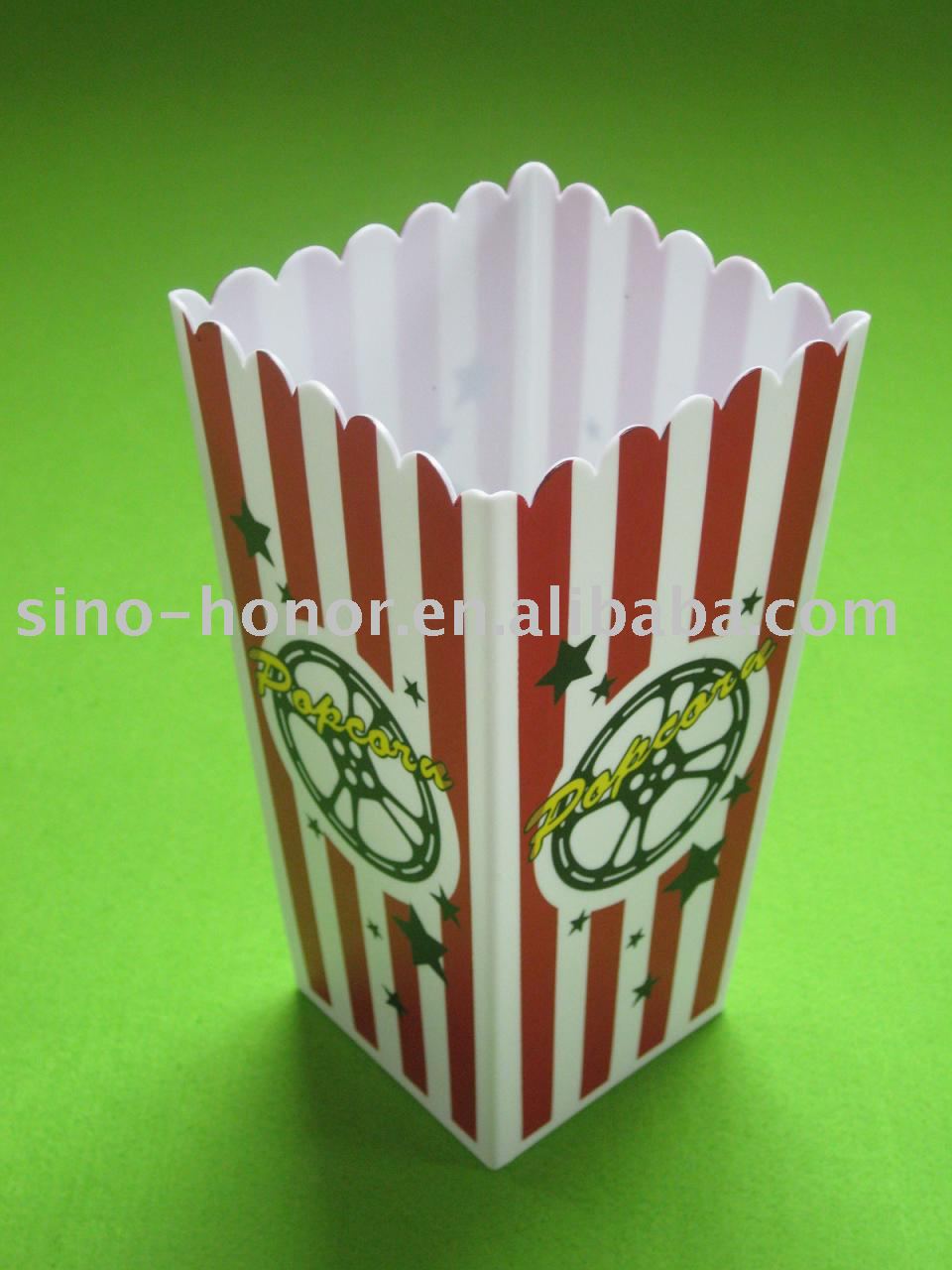 Plastic Popcorn Box