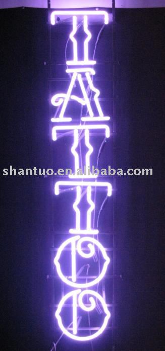 in neon tattoo sign,