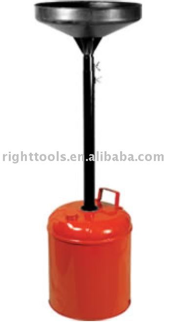 275 Gallon Oil Tank. 5Gal Oil Lift Drain. with 5 gallon. Telescopic tube adjusts to desired height from 40-1/2" to