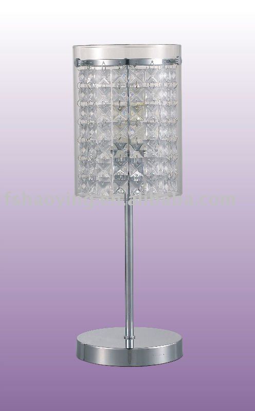 table lamps -HT09001. Description: E14 tooth socket, Chrome plated finish, 