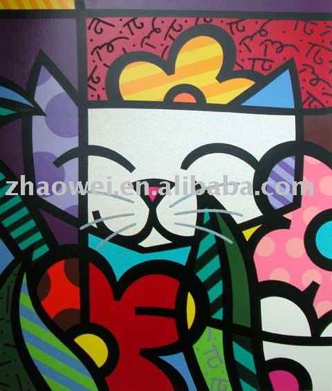 Romero Britto Art. Animados Romero Britto .