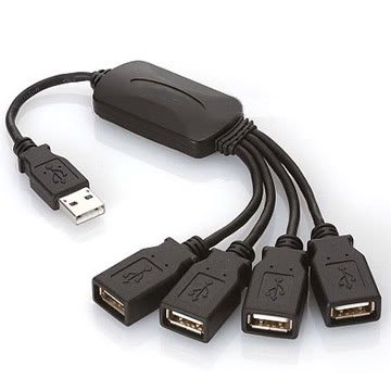  Splitter on Wholesale Usb 2 0 4 Port Splitter Squid Usb Hub  Free Shipping   4 12