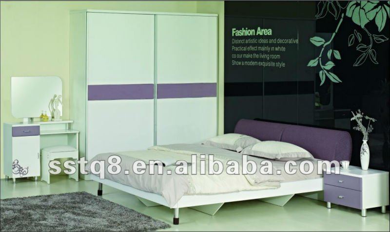 спальный гарнитур фиолетовый цвета с типом способа мебель для спальни