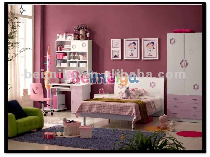633# фиолетовый& матовая подростка спальные гарнитуры/мебель для