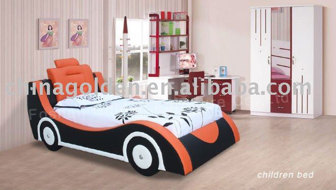 lit populaire de forme de la voiture 2011 par Foshan Golden Furniture Co 