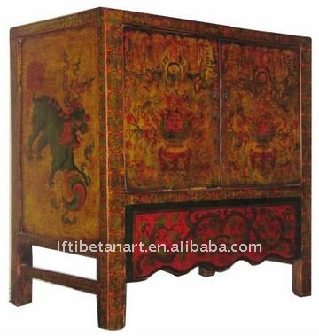 тибетский мебель ручной росписью Получить увеличенное изображение