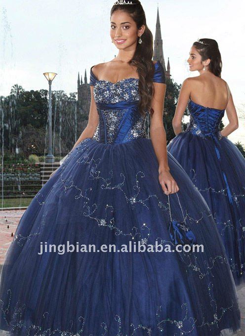 hot_selling_factory_dark_navy_color_cap_sleeve_quinceanera_gown_VQ251
