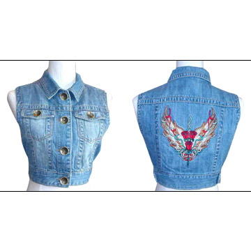 Mens Jeans Vest