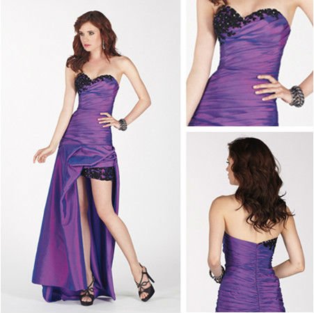 PM1099_Purple_Taffeta_Short_Front_Long_Back_Prom_Dress
