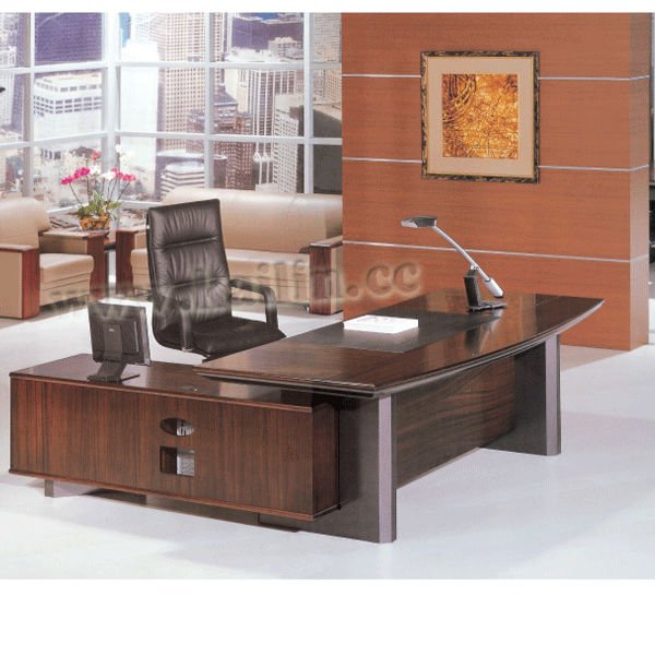 Mordern дизайн исполнительный стол офисный стол твердой древесины kl-t084