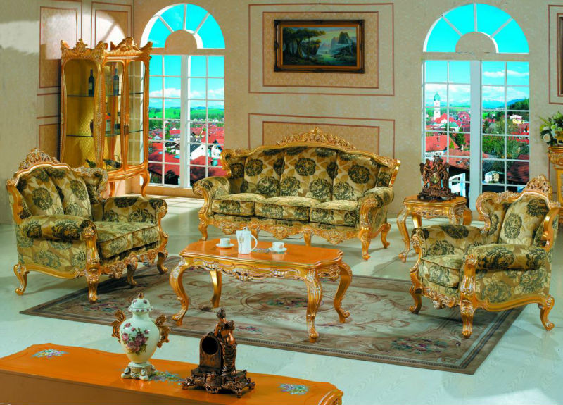 классическая мебель - стиле барокко гостиной диван и кресла