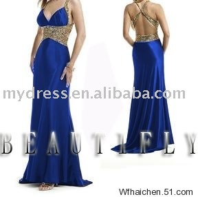 Blue Evening Dress on Blue And Gold Dresses   Sale Dresses