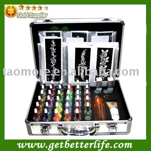 temporary tattoo kit. Temporary tattoo kit, Body Art Deluxe Kit (38color) Gift&free shipping
