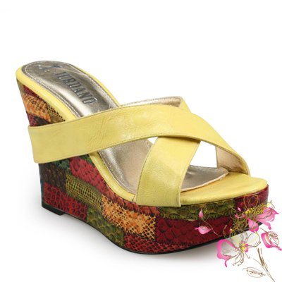 Shoes Free Shipping Free Returns on Yellow Wedge Heel Shoes   Wedge Shoes