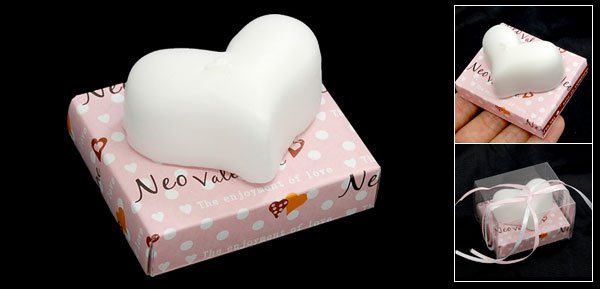 Romantic Heart Shape Wedding Favor Craft Wax Candle Party Valentine 39s 
