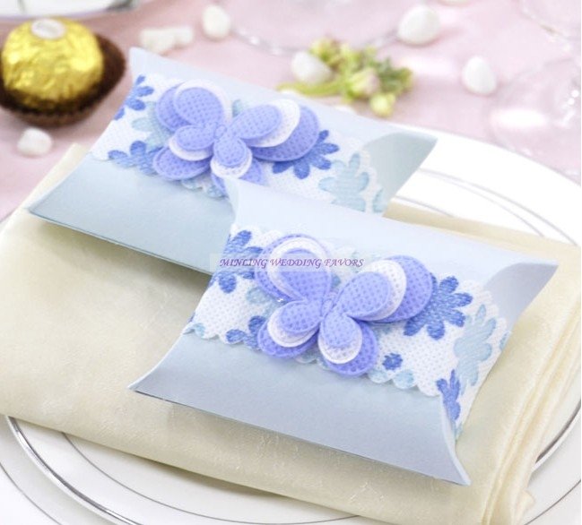 50pcs lot 4Colours Butterfly Wedding Candy Box Wedding Gifts Wedding Favors