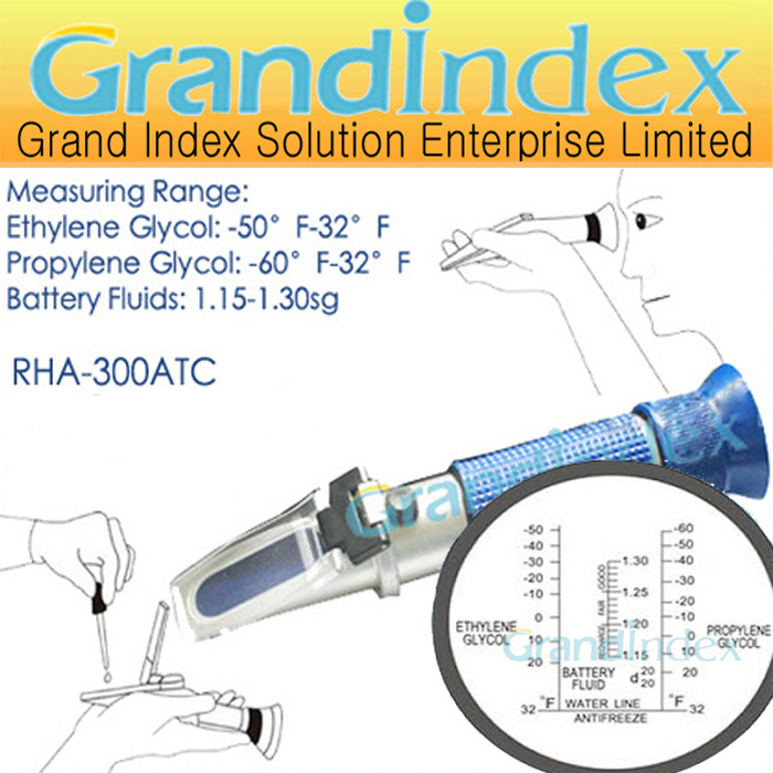  held traditional Refractometer RHA-100ATC ethylene-propylene glycol F