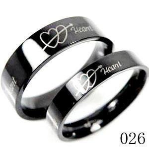 Titanium Steel Jewelry on Titanium Steel Couple Ring Stainless Steel Wholesale Fashion Jewelry