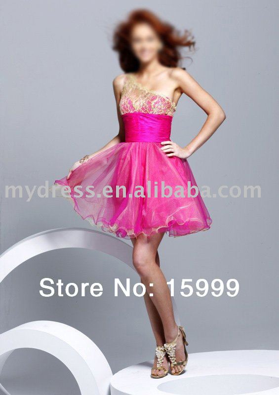 hot pink dress for women. Lace Hot Pink Cocktail