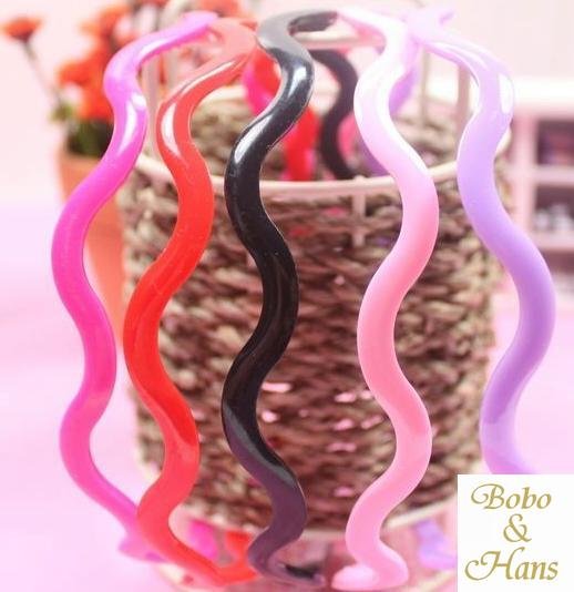 wavy hair with headband. Free Shipping/cute Wavy Hair