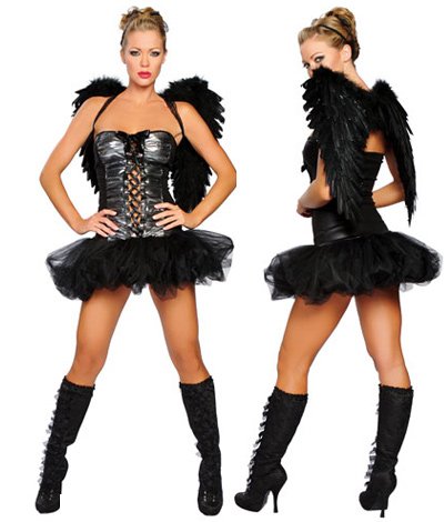 Adult Sexy Halloween Costumes on Angel Costume With Wings Sexy Adult Costumes Halloween Party Costume