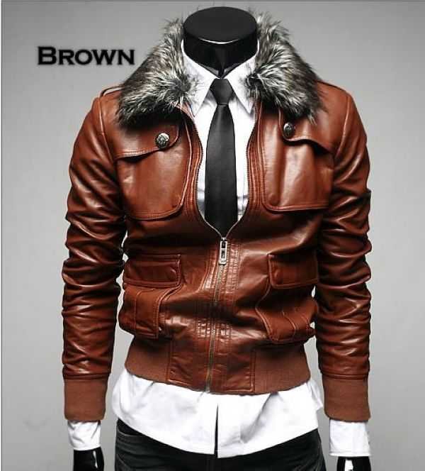 Men's leather Jacket