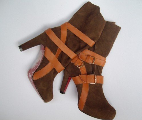 Womens Fashion Boots Short on Shipping  2010 Women S Winter Brown Color Short Boots With Fashion