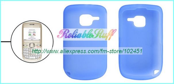 For Nokia C3 C3-00 SILICONE SKIN COVER CASE SHELL 50pcs/lot EMS DHL free