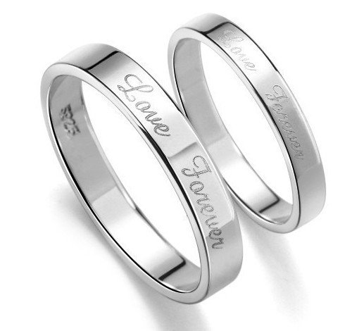 Free ShippingCouple rings 925 Silver ring wedding ring hisandhers ring 