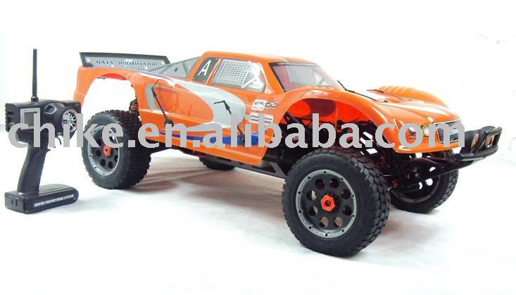 Free Shipping 26cc Baja 5T RC Truck with 24GHz Transmitter Drop 
