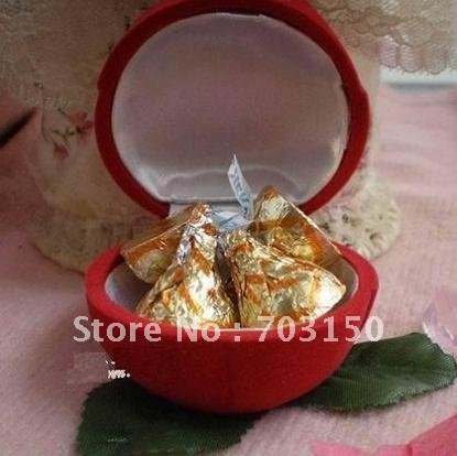 Wedding Favor Rose candy box gift box for Christmasweddingparty 100pcs lot