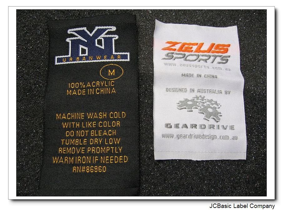 Garment Care Tag