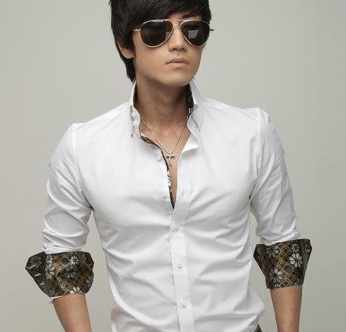 Black  White Dress on Men S Slim Fit Shirt With Luxury Embroidery