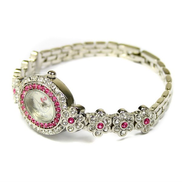  Wrist Chain Watch Silver/KT/hello kitty/Crystal diamond watch