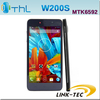 MTK6589T Quad core THL W200 Phone 8G ROM 1G RAM 5.0
