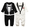 Baby Boy Kid Casual Romper Gentleman Pants long sleeve climb clothes Sets Dropshipping baby clothing for boys kids baby rompers