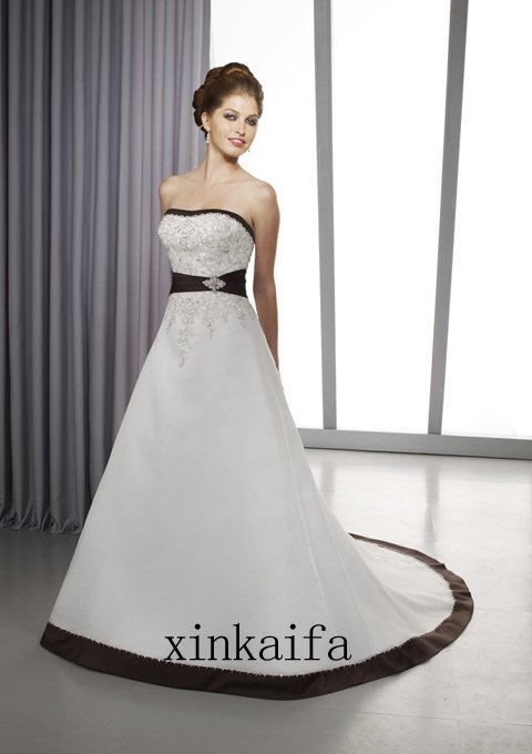 black and cream wedding dresses. No Ready-made Wedding Gown!