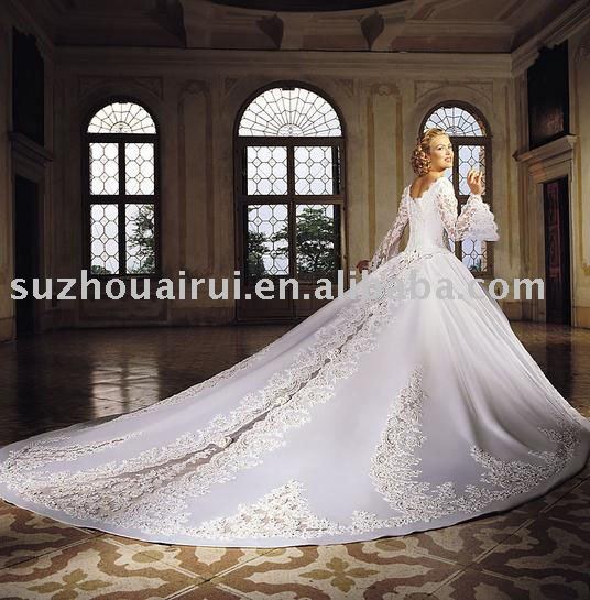 cathedral wedding dress