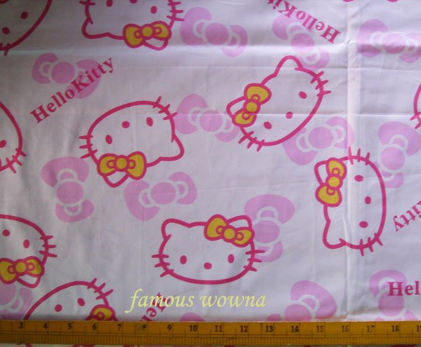 hello kitty fabric by the yard. Wholesale Fc229 Hello kitty cotton fabric For pajamas pillowslip quilt yard 