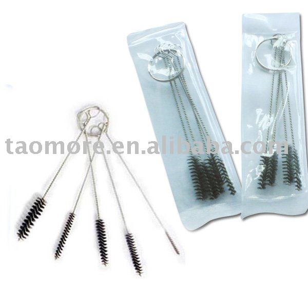 Wholesale tattoo supplies 5 Sets Tattoo Cleaning Brush for Tip Grip Tube