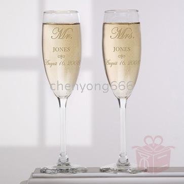 Crystal cup with laser wording
