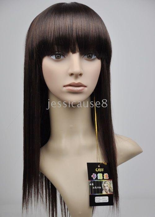 light brown hair full fringe. Layered Hair With Front Bangs.