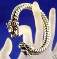 Tíbet plata dragón chino pulsera y Armschmuck (China (continental))