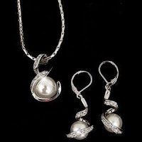 HERMOSA Shell COLGANTE collar de perlas de aretes (China (continental))
