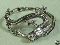 Joyas para hombres Tibet Silver Dragon Bracelet / Armschmuck (China (continental))