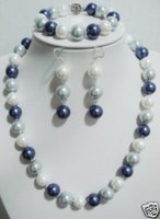 blanco, gris y negro concha de perla Collar / Juegos (China (continental))